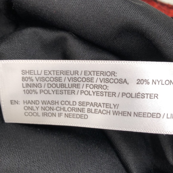 SOLD Band of Gypsies Velvet Floral Mini Skirt Size Large Black Burnt Sienna - Picture 11 of 12